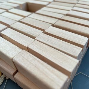 Rustic Wood Rectangular Place Card Holders 141ct